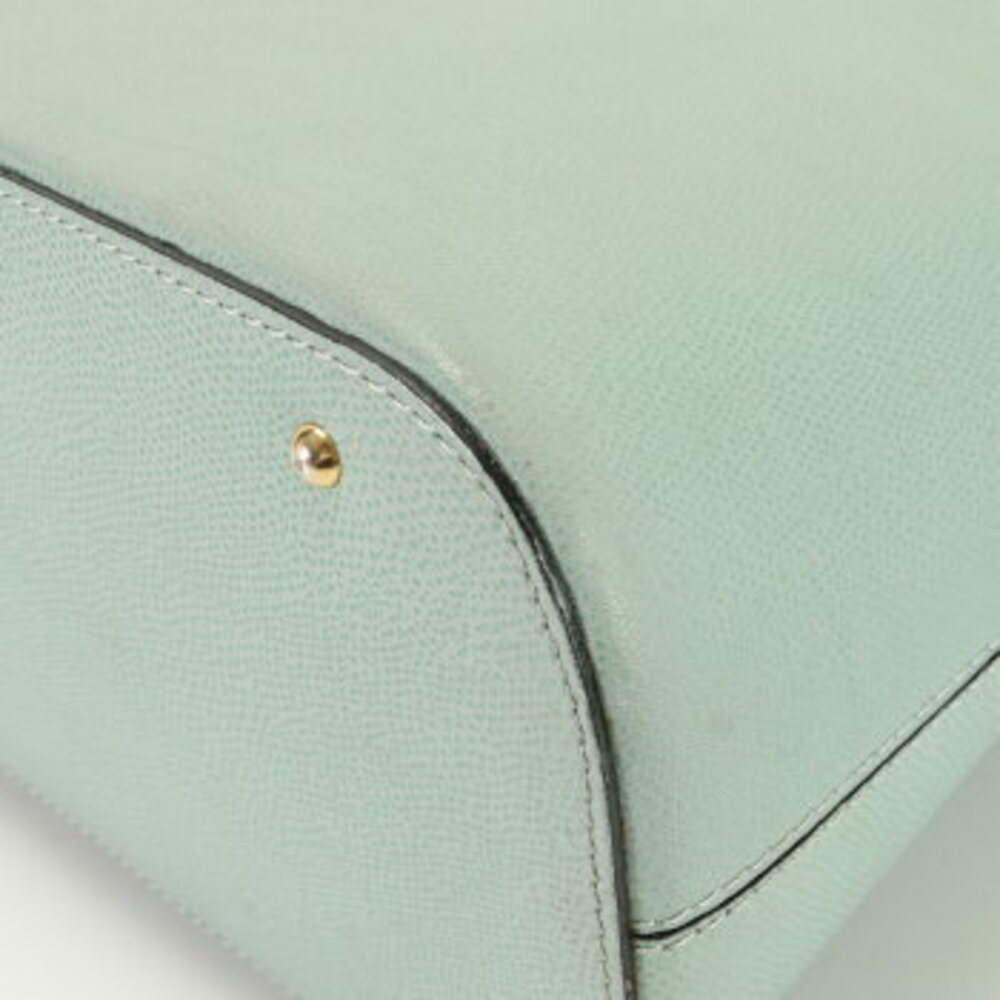 Celine leather shoulder bag crossbody handbag tote green - Picture 9 of 14